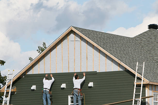 Professional Siding Contractor technician working in McKinney, TX